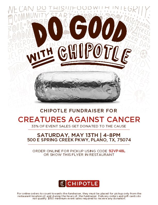 Chipotle Fundraiser